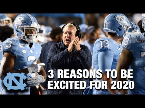 Video: UNC Football - 3 Reasons To Be Excited For The 2020 Tar Heels Video: UNC Football - 3 Reasons To Be Excited For The 2020 Tar Heels