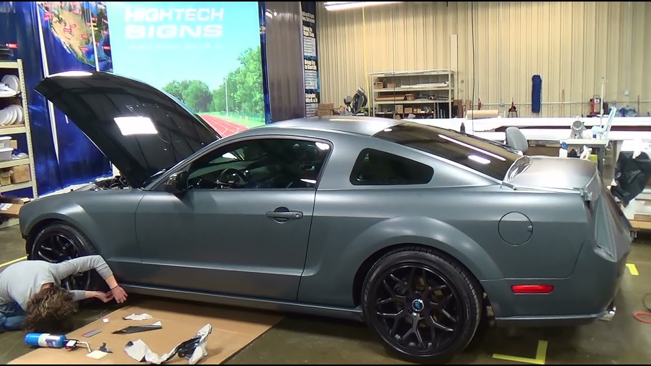 2008 Mustang GT ScottieDTV Wrap Hightech Signs Ft Wayne Indiana YouTube 2008-mustang-gt-scottiedtv-wrap-hightech-signs-ft-wayne-indiana-youtube