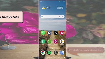 Samsung Galaxy S23 Ultra : How to use top right corner action to pause or resume auto click feature