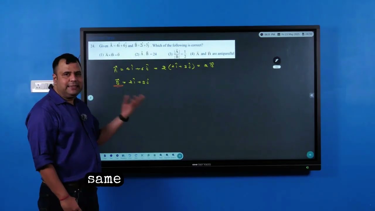 Analyzing Vector Operations: JEE & NEET Prep | Bridge Course: Vector_Question_24 Explained