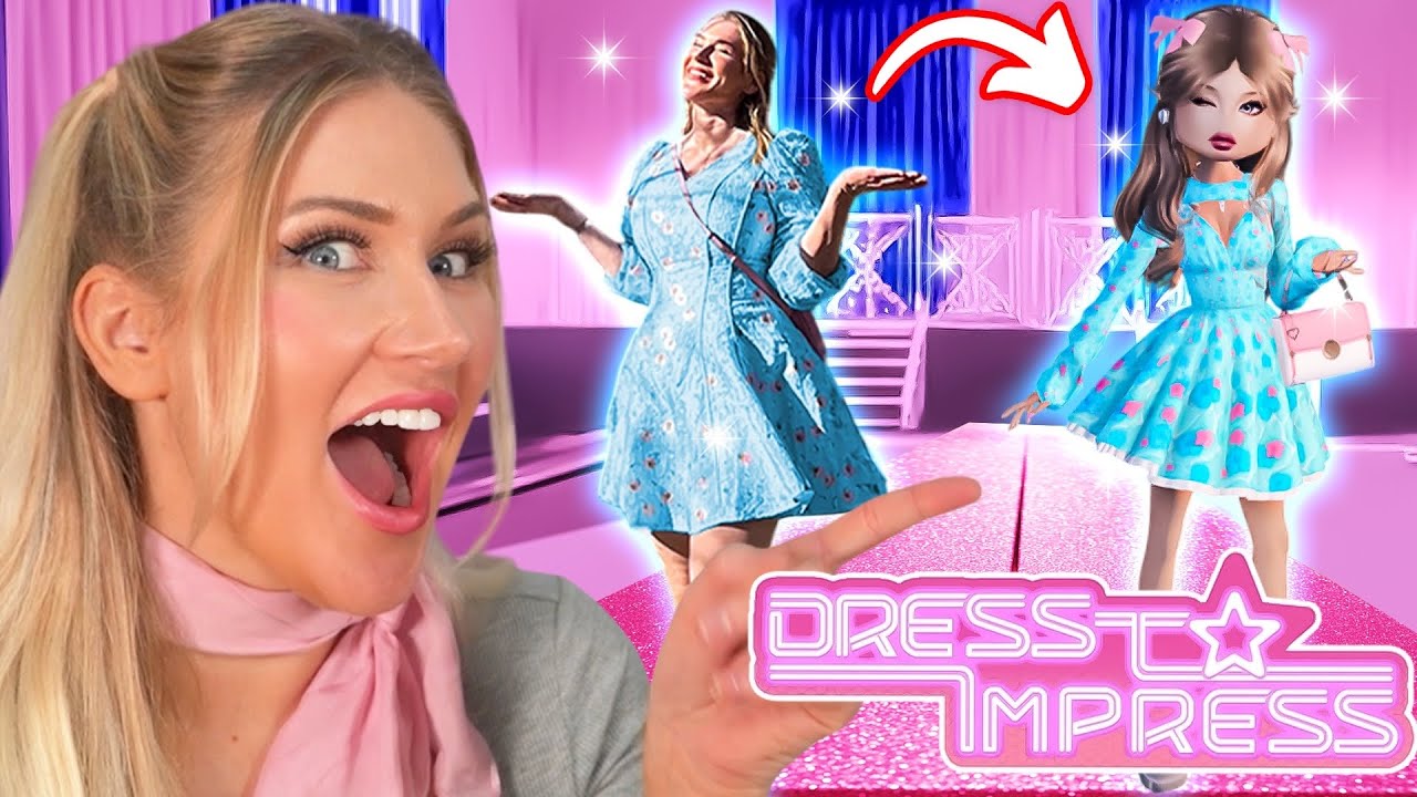 Dress to impress, ABER ich KOPIERE meine echten OUTFITS! 🌸Roblox