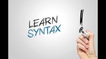Syntax Video 2024