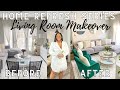 Living Room MAKEOVER | Minimalist Chic Decor | Spring Home Refresh Series | Faith Love Life & Style