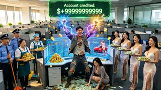 Broke boss owes 10B gets rich sys! Spend on staff=100x back ! Cleaners get Ferrari! Turns #1 tycoon!