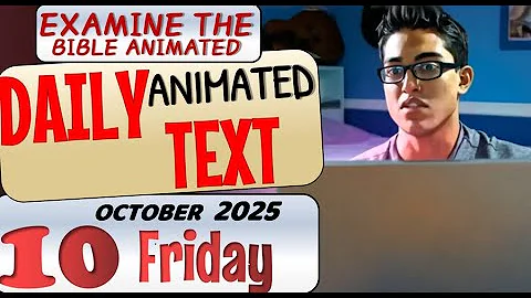 JW DAILY ANIMATED TEXT 🔵FEAR JEHOVAH. ✅ EXAMINE THE BIBLE ANIMATED