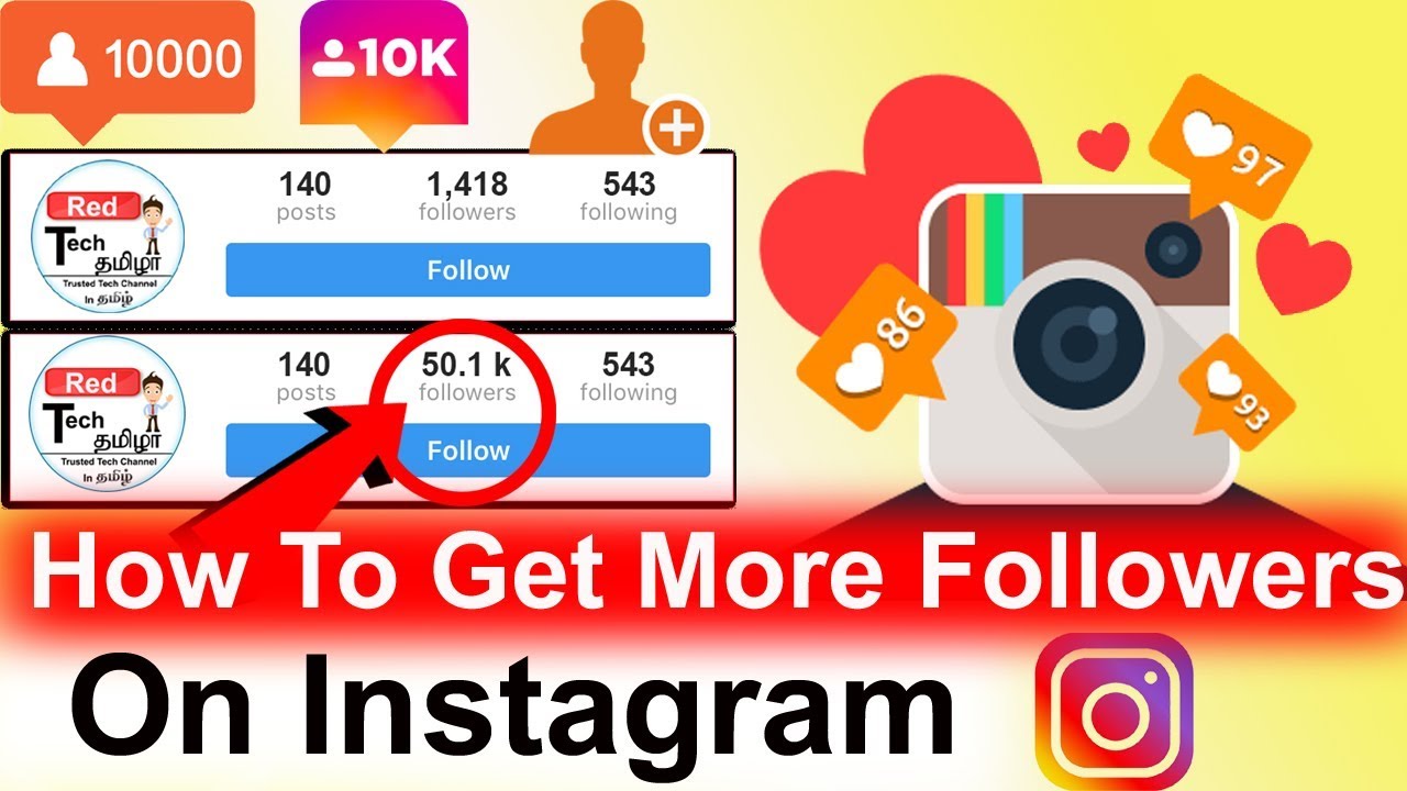 How To Get More Followers On Instagram | Gain instagram followers - YouTube