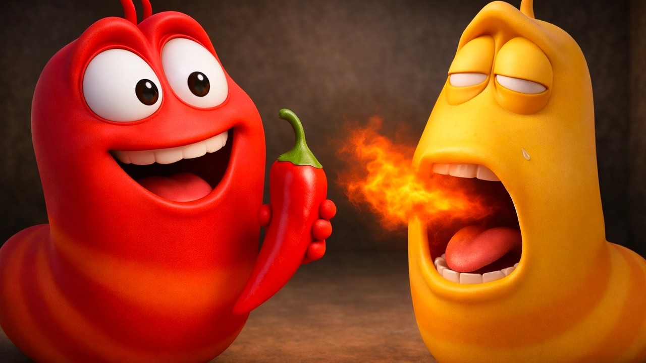 LARVA COMEDY 2026 | Good at eating spicy food - LARVA SMTOON SURPRISE