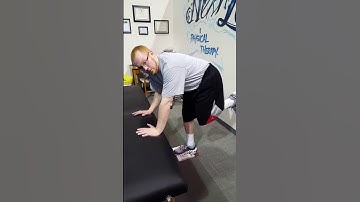 Standing Supported Right Knee Flexion with Left Hip Extension
