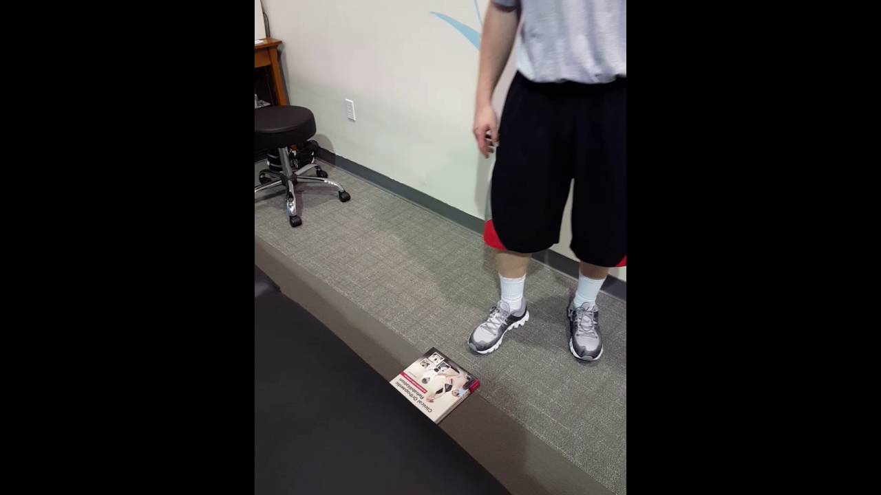 Standing Supported Right Knee Flexion with Left Hip Extension YouTube