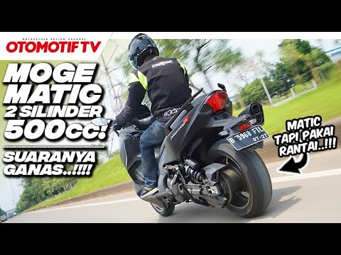 MOGE MATIC 2 SILINDER 500 cc, LEBIH MURAH Rp 120 JUTA DARI TMAX, SYM MAXSYM TL 500 | Otomotif TV