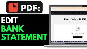 How To Edit Bank Statements With PDF Editor (QUICK & EASY)