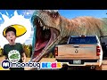 GIANT T-Rex Chases Park Ranger | Jurassic Tv | Dinosaurs and Toys | T Rex Family Fun