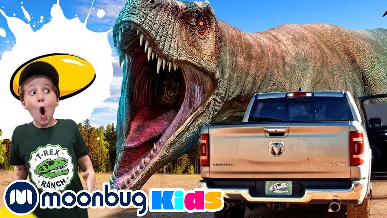 GIANT T-Rex Chases Park Ranger | Jurassic Tv | Dinosaurs and Toys | T Rex Family Fun