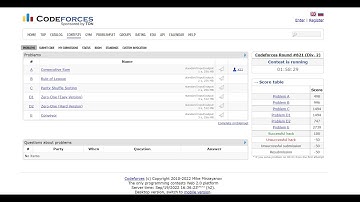 Codeforces Round #821 (Div. 2)