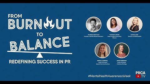 From Burnout to Balance: Redefining Success in PR