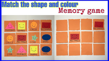 Memory Game/Colour Matching | Shape Matching | learning Game | Educational Game | School activities