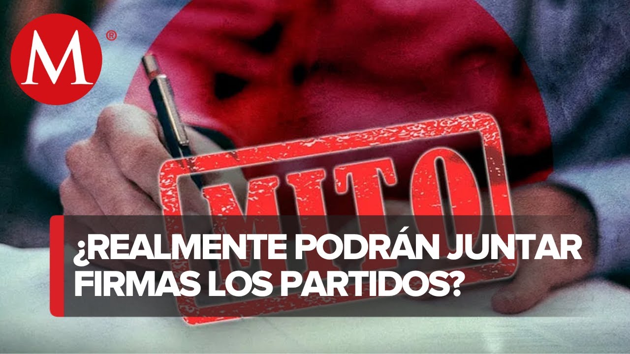 ¡MITO! Millón de firmas por la candidatura presidencial no es real