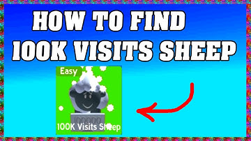 How To Find 100K VISITS SHEEP in FIND THE SHEEP ROBLOX 🐑