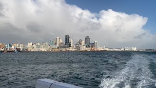POV Experience Ferry Trip from Auckland To Waiheke Island