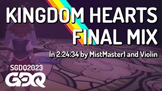 Kingdom Hearts Final Mix by MistMaster1 and Violin in 2:24:34 - Summer Games Done Quick 2023