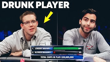 Drunk Player vs Poker Genius — What Happened Next Stunned Everyone