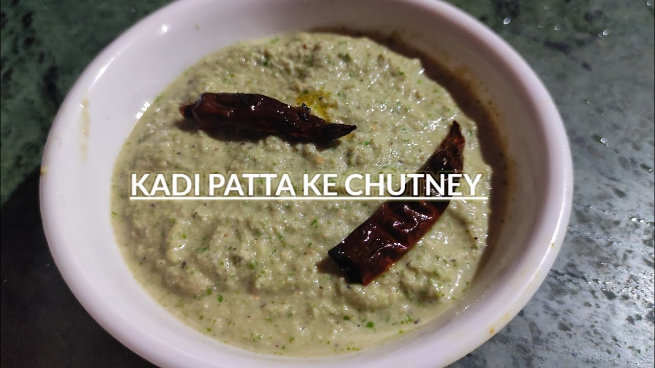 kadi-patta-ke-chutney-kaise-banaye-kadi-patta-ke-chutney-recipe-kadi