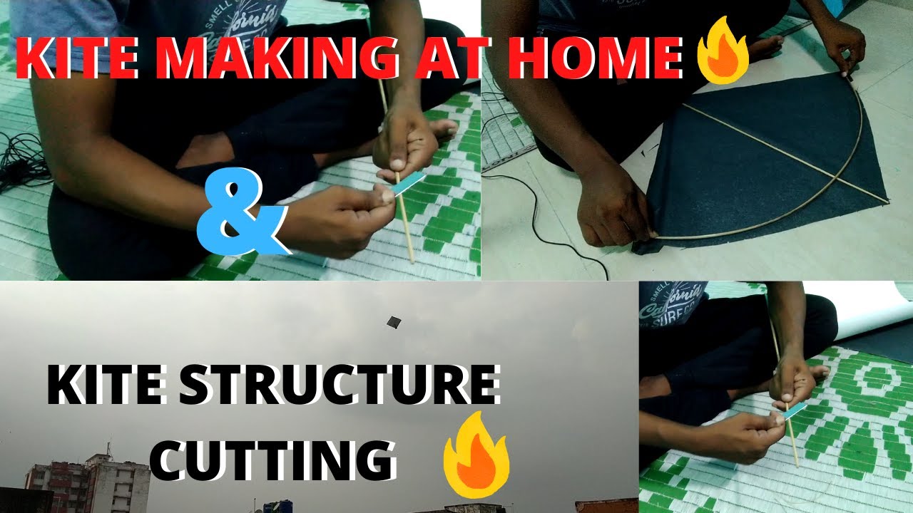 KITE MAKING AND FARMA CUTTING AT HOME || KOLKATA