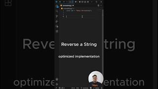Reverse a String in JavaScript | One-Liner vs Optimized Approach | DSA Interview Question