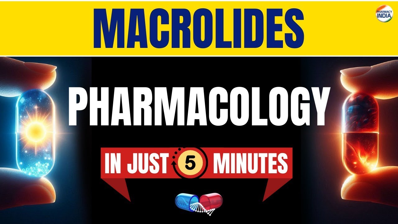 Фармакология макролидов | Побочные эффекты | Применение | Механизм действия через 5 минут 