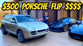 Driving My FIXED $300 Porsche Cayenne S, Then Selling For A MASSIVE PROFIT!