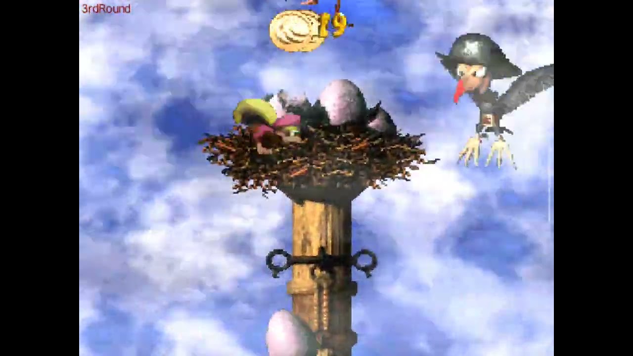 Krow's Nest - 100% - Donkey Kong Country 2 - Diddy's Kong Quest - SNES - All bonus + DK coin