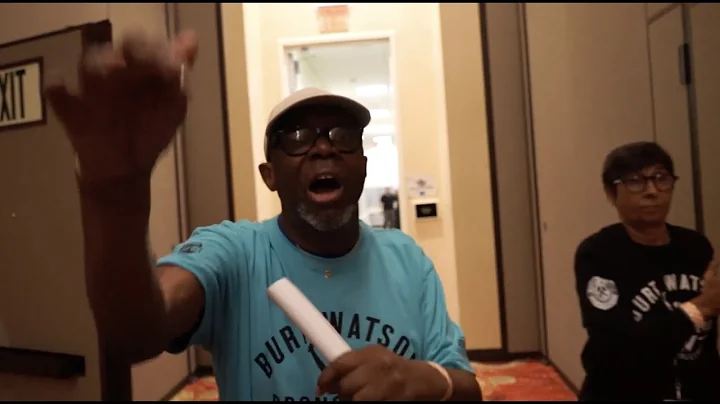 Burt Watson backstage motivation.