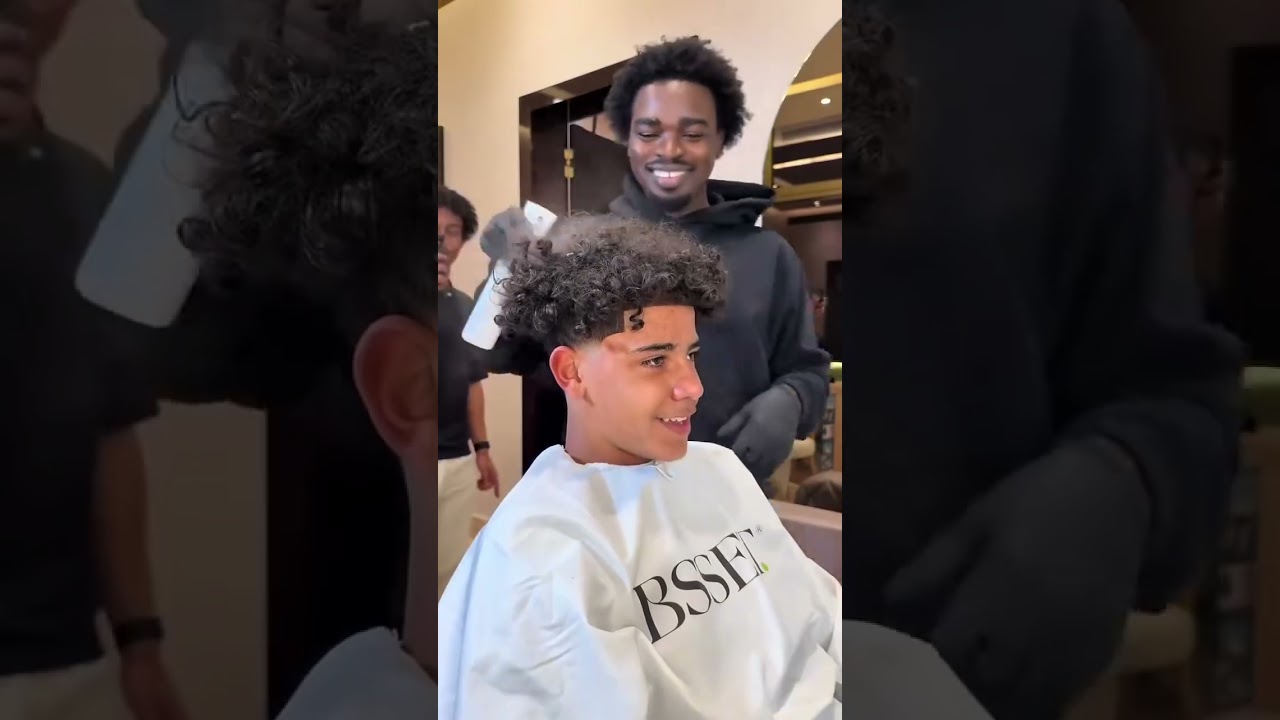 Junior Ronaldo Wants Dad's Haircut ✂️ | Father-Son Goals 😍🔥