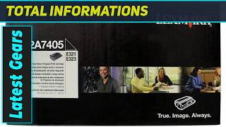 Lexmark 12A7405 E321 E323 Toner: Amazing Sharp Blacks & Smooth Grays