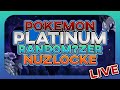 Pokemon Platinum Randomizer Nuzlocke Live Episode 3!! I FOUND A SHINY