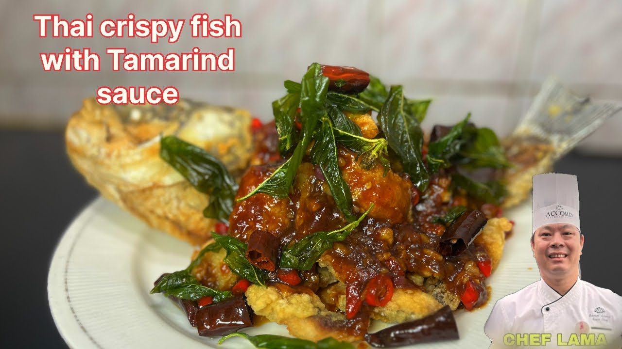 Thai crispy fish with Tamarind sauce |