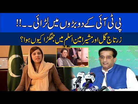Heavy Fight Between PTI Minister Zartaj Gul And PM Advisor