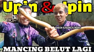 Upin Ipin Mancing Belut Besar  Upin Ipin Catching A Large Yellow Eel In A River Of Fast Water