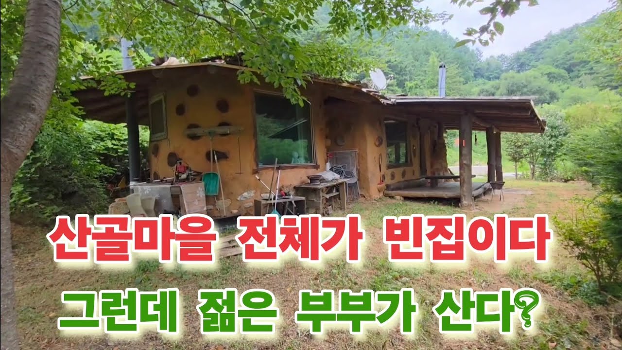 환상적인 집을 두고 다들 떠났다 그런데 빈집마을에 젊은 부부가?