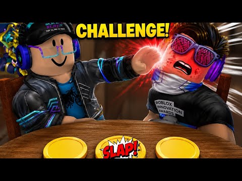 SLAP CHIP CHALLENGE GAME ROBLOX (LETS SEE WHO WIN)