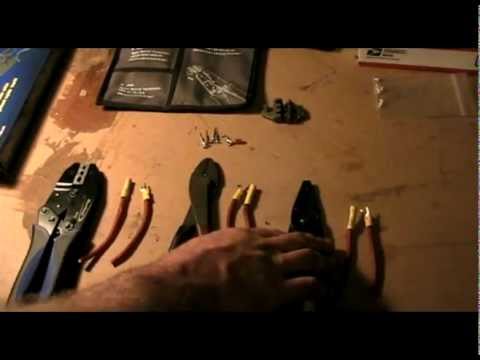 Snap On ratcheting crimpers pwc48 - YouTube