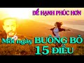 Buông bỏ 15 điều sau mỗi ngày ĐỂ HẠNH PHÚC HƠN - Thiền Đạo