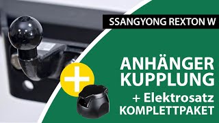 Anhängerkupplung  SSANGYONG REXTON W | Brink Komplettsatz + Montage von Rameder