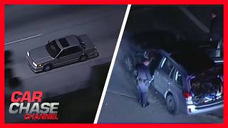 FULL CHASES: 2 back-to-back police pursuits in Los Angeles area Thursday night | Car Chase Channel