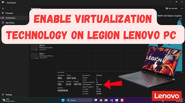 How to Enable Virtualization Technology on Legion Lenovo PC  ?