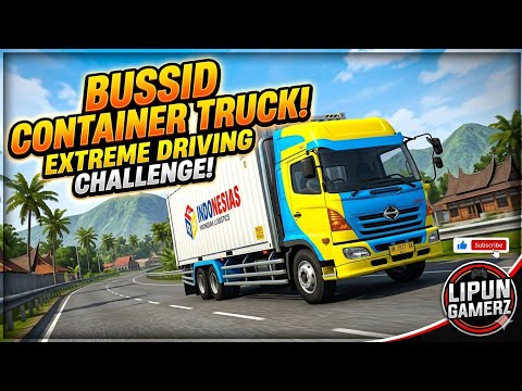 Driving Massive Container Truck in BUSSID! 😱 | Lipun Gamerz