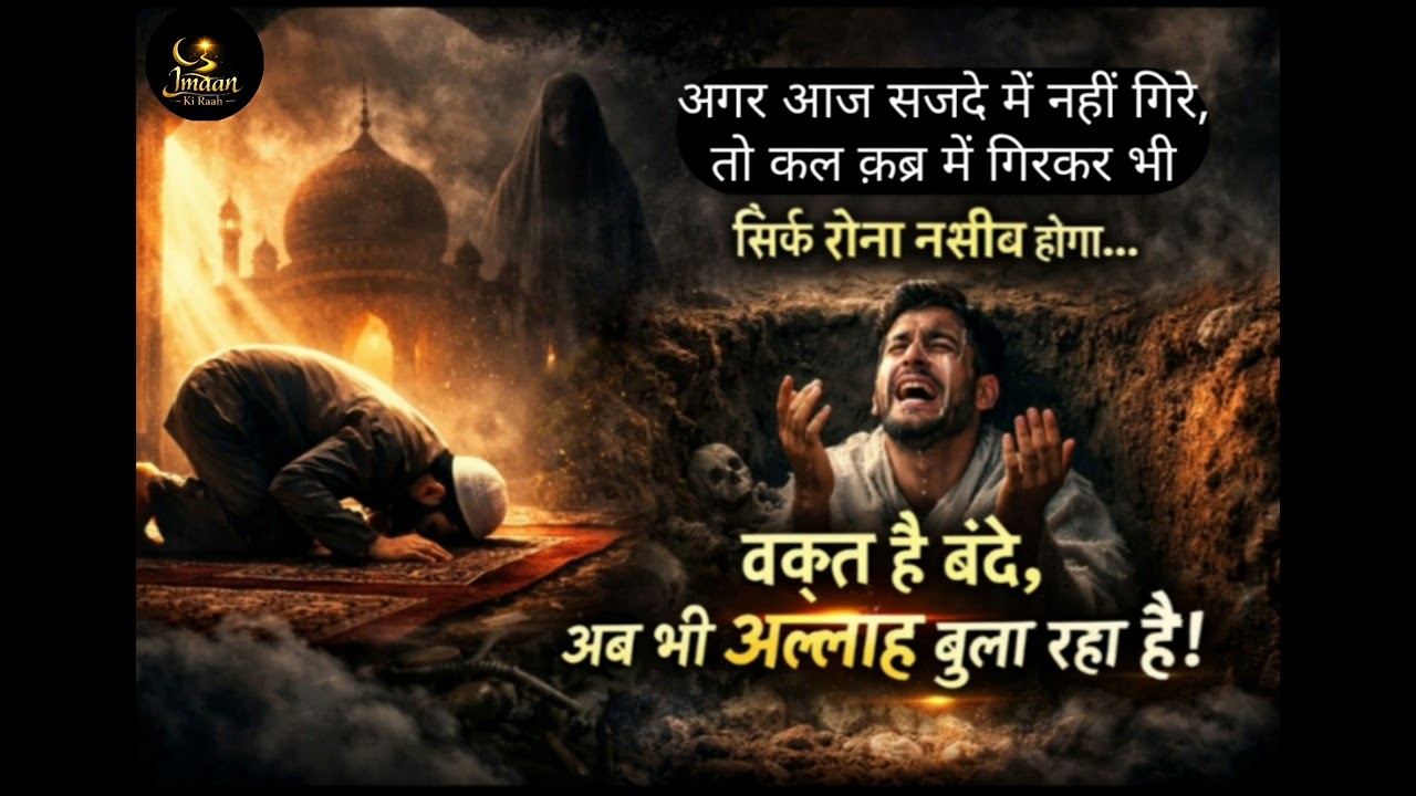कब्र में आँख खुली तो रो पड़ा इंसान | वक़्त से पहले संभल जा बंदे | दिल हिला देने वाली कहानी