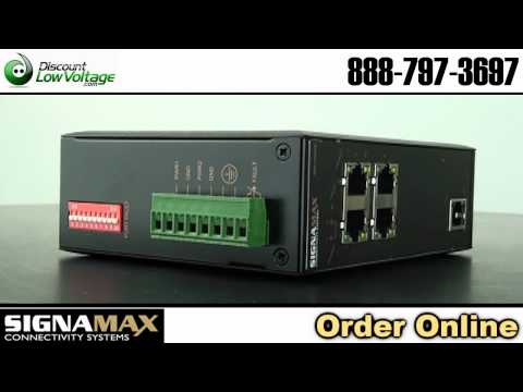 Industrial Rugged Network Switch - DIN Unmanaged 5 port