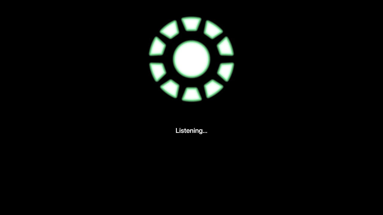 Jarvis - Speech Recognition Demo with ML5 js