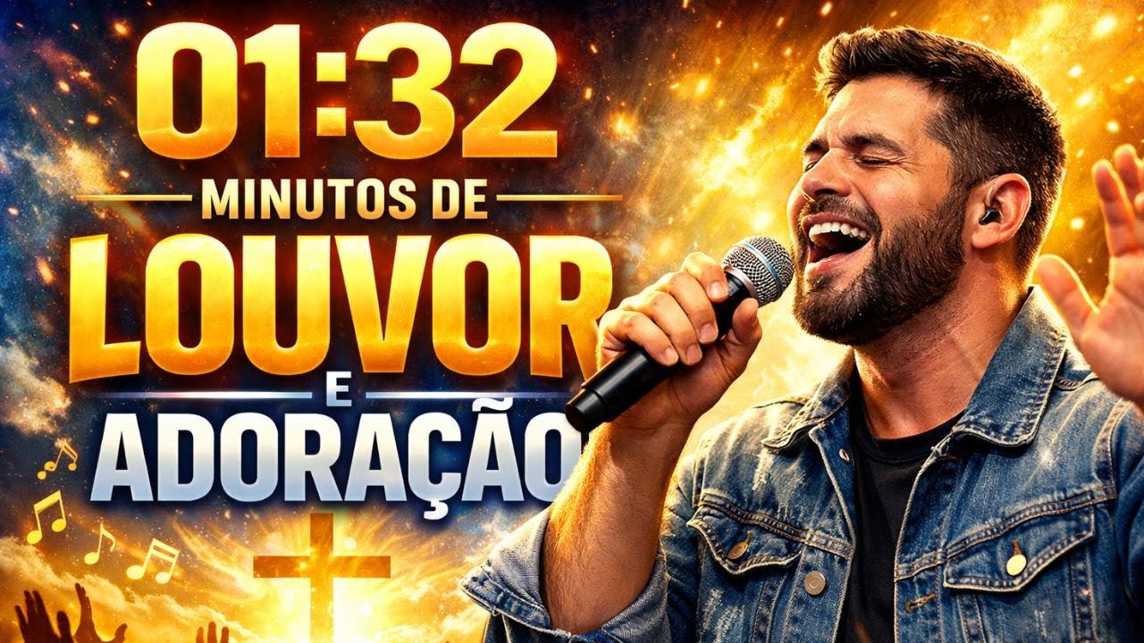MÚSICA GOSPEL 2026 | 01:32 MINUTOS DE LOUVOR E ADORAÇÃO